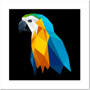 Parrot Polygon Deisgn Posters and Art